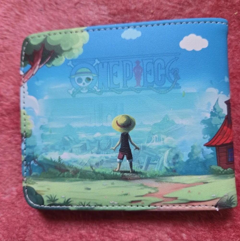 New One Piece Anime Manga Leather Wallet